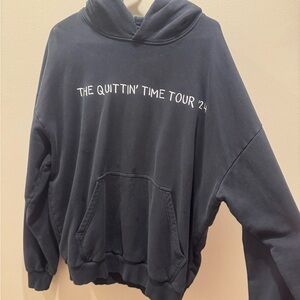 Black Zach Bryan (quittin tour) hoodie